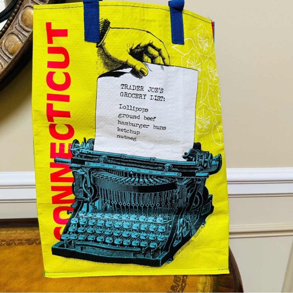 NWT Trader Joe’s Anatomy of a Hamburger Connecticut Reusable Bag - Picture 2 of 6